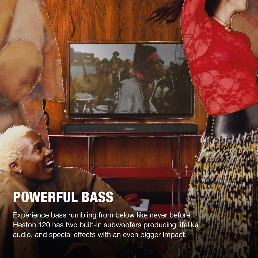 Heston 120 BT Wi-Fi Home Speaker - Black