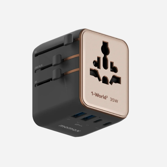 1-World2 5-Port Travel Adaptor 35W