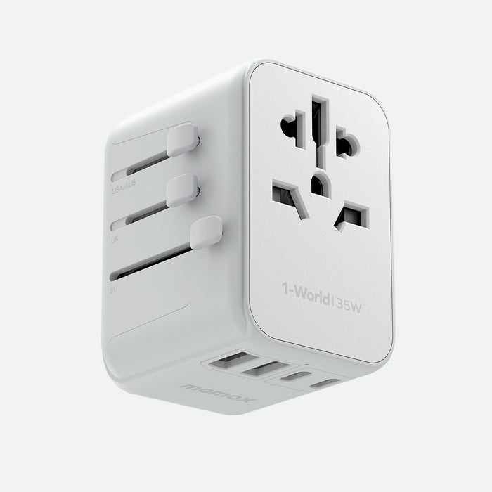 1-World PD 5 Port Travel  Adapter 35W