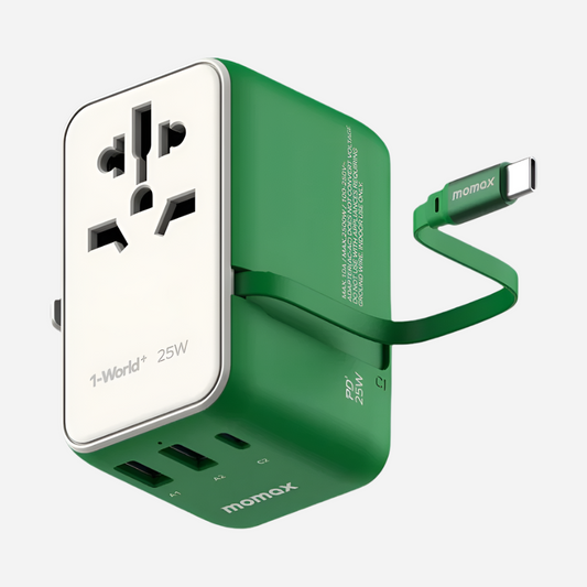 1-World 3-Port Wall Chargers 25W