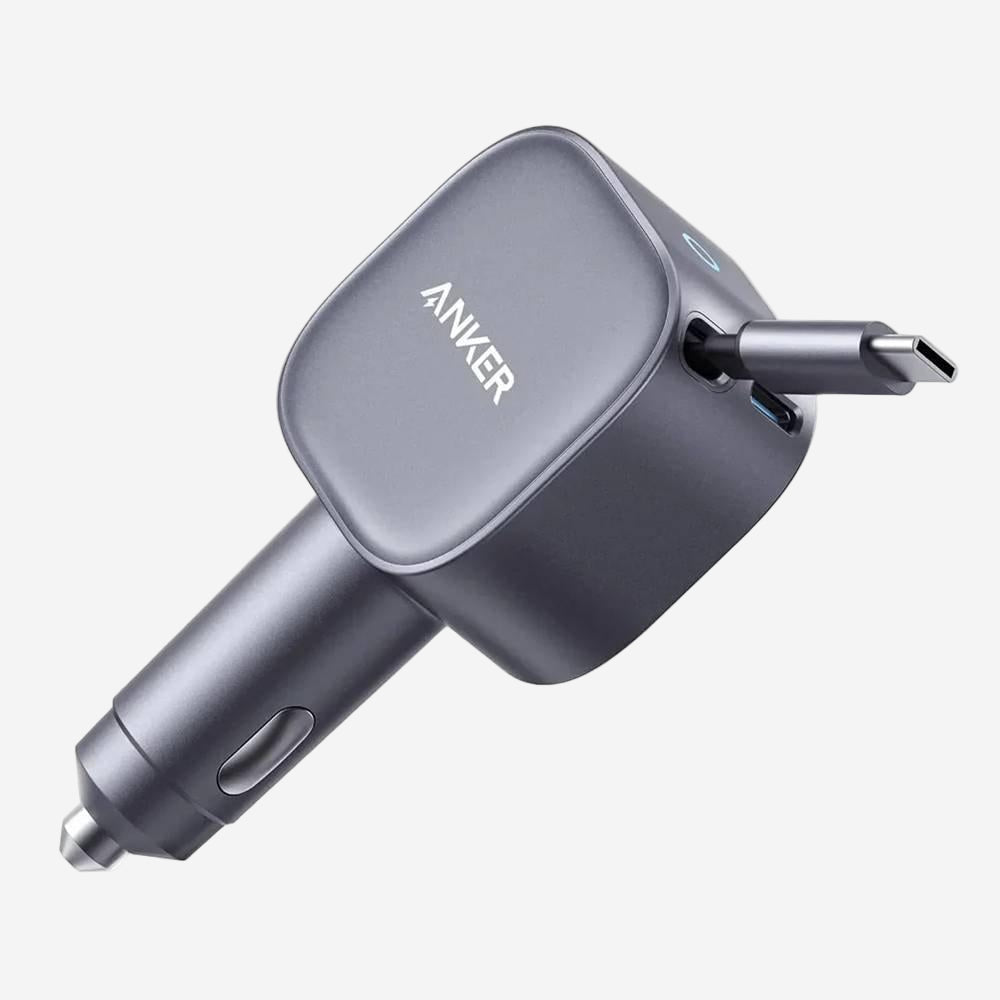 Nano Car Charger USB-C Port with USB-C 75W Cable - Gray