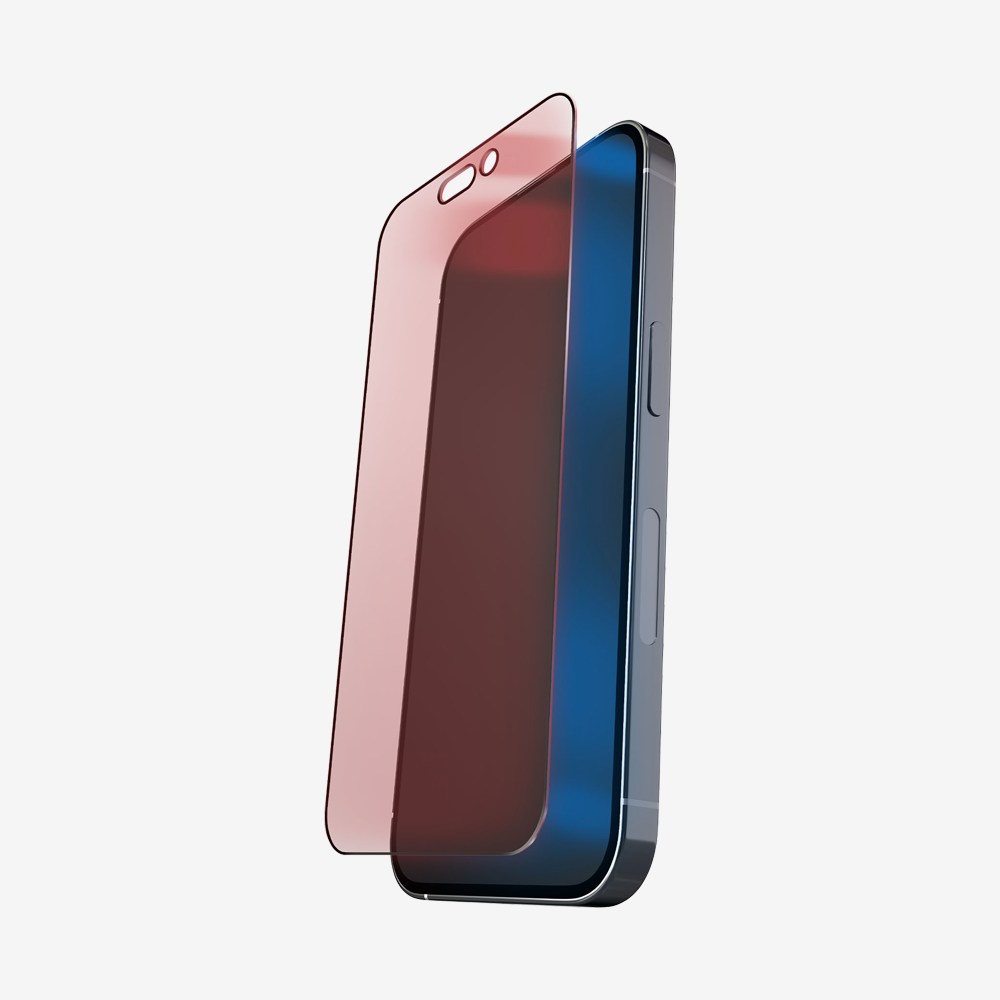 Red Light Converter Glass Screen Protector for iPhone 16 Series