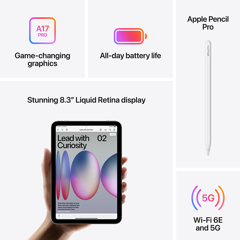 iPad mini A17 Pro 7th Gen (Late 2024)