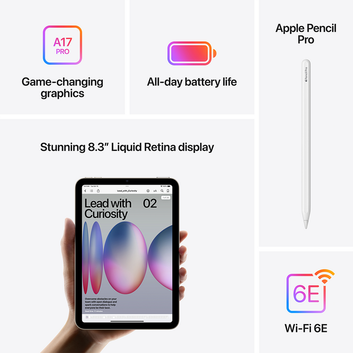 iPad mini A17 Pro 7th Gen (Late 2024)