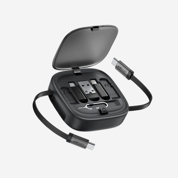 J3 Multi Travel Set with Retractable Charging Data Cable
