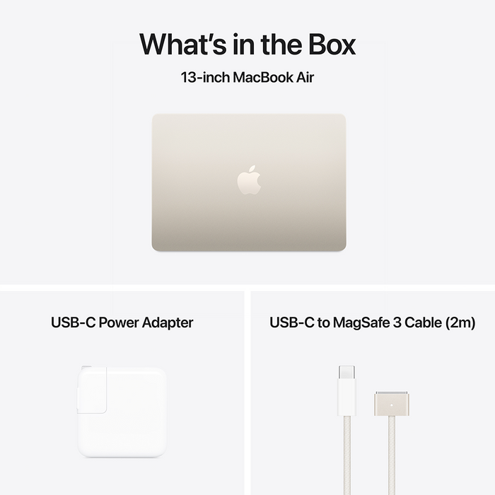 MacBook Air 13-inch 10CPU-10GPU-16GB-512GB (M4, Early 2025)