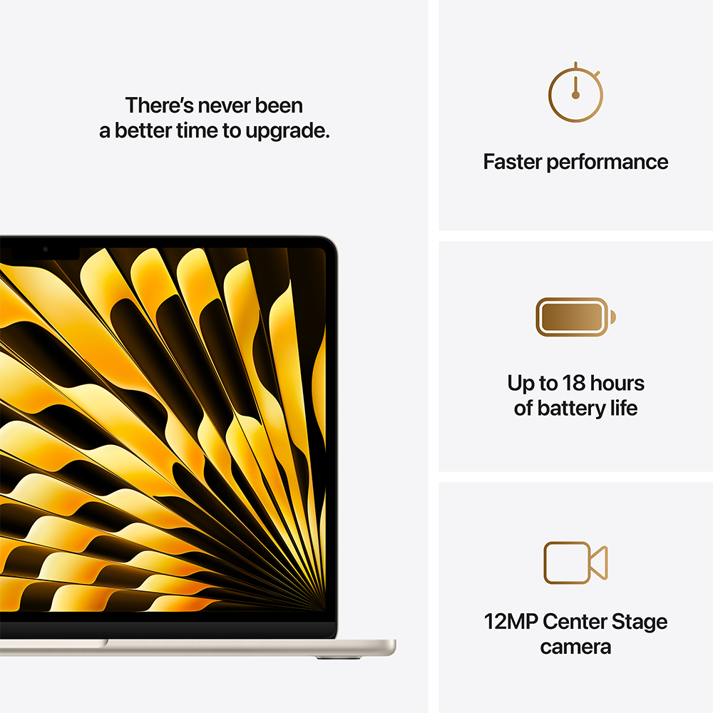 MacBook Air 13-inch 10CPU-10GPU-24GB-512GB (M4, Early 2025)