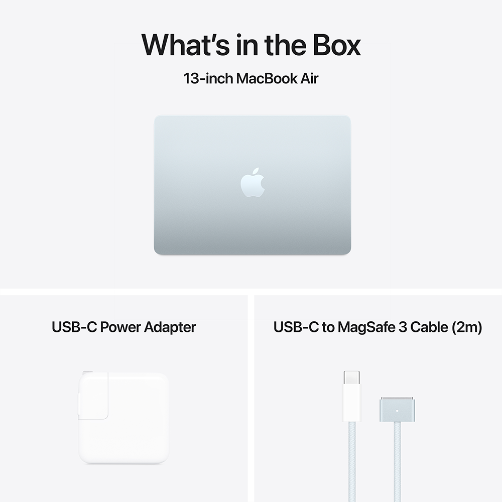 MacBook Air 13-inch 10CPU-10GPU-24GB-512GB (M4, Early 2025)