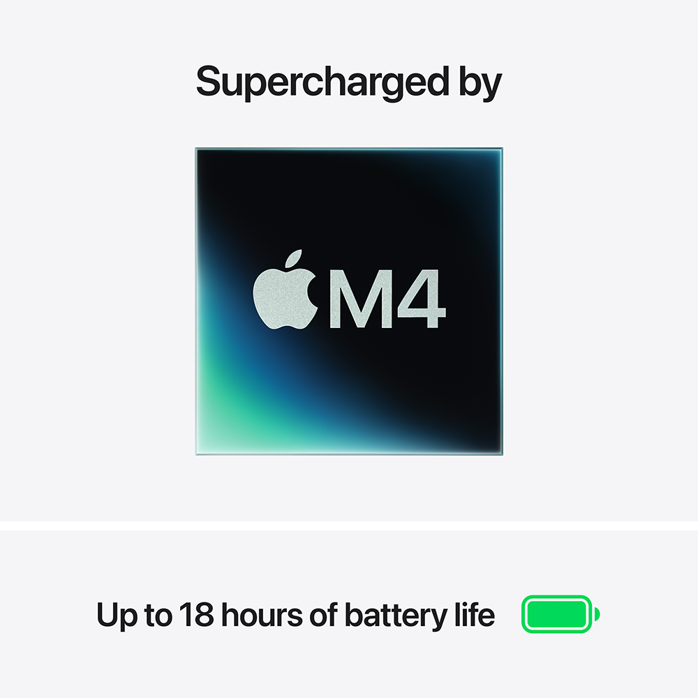 MacBook Air 13-inch 10CPU-8GPU-16GB-256GB (M4, Early 2025)