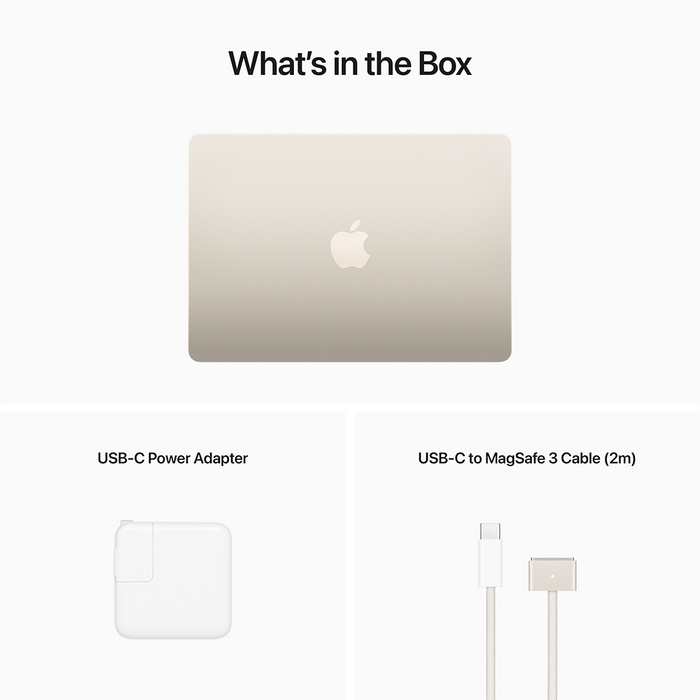 MacBook Air 13-inch M2 8-Core CPU-8-Core GPU-16GB-256GB (Late 2024)