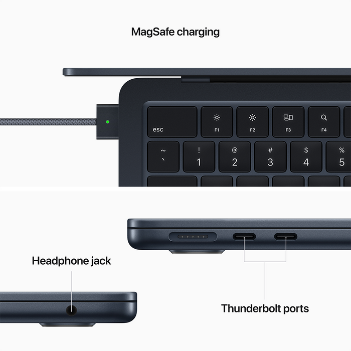 MacBook Air 13-inch M2 8-Core CPU-8-Core GPU-16GB-256GB (Late 2024)