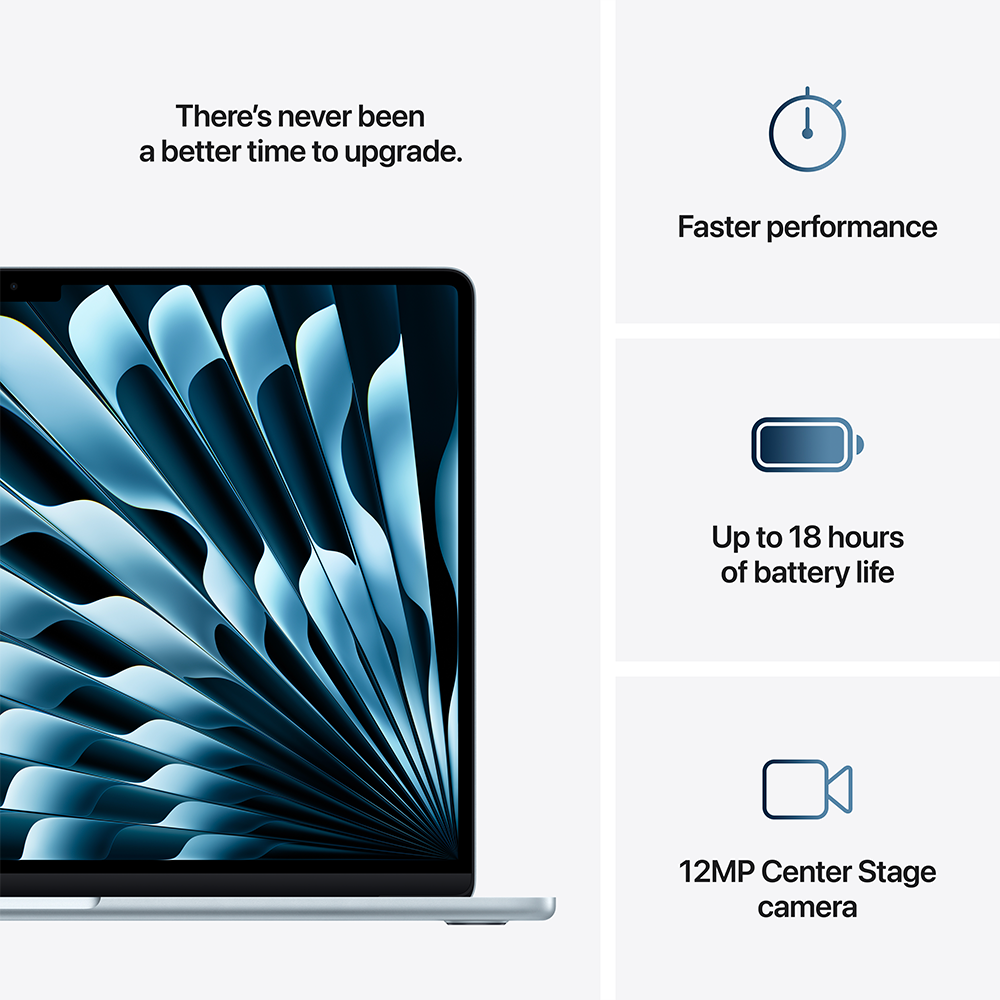 MacBook Air 15-inch 10CPU-10GPU-16GB (M4, Early 2025)