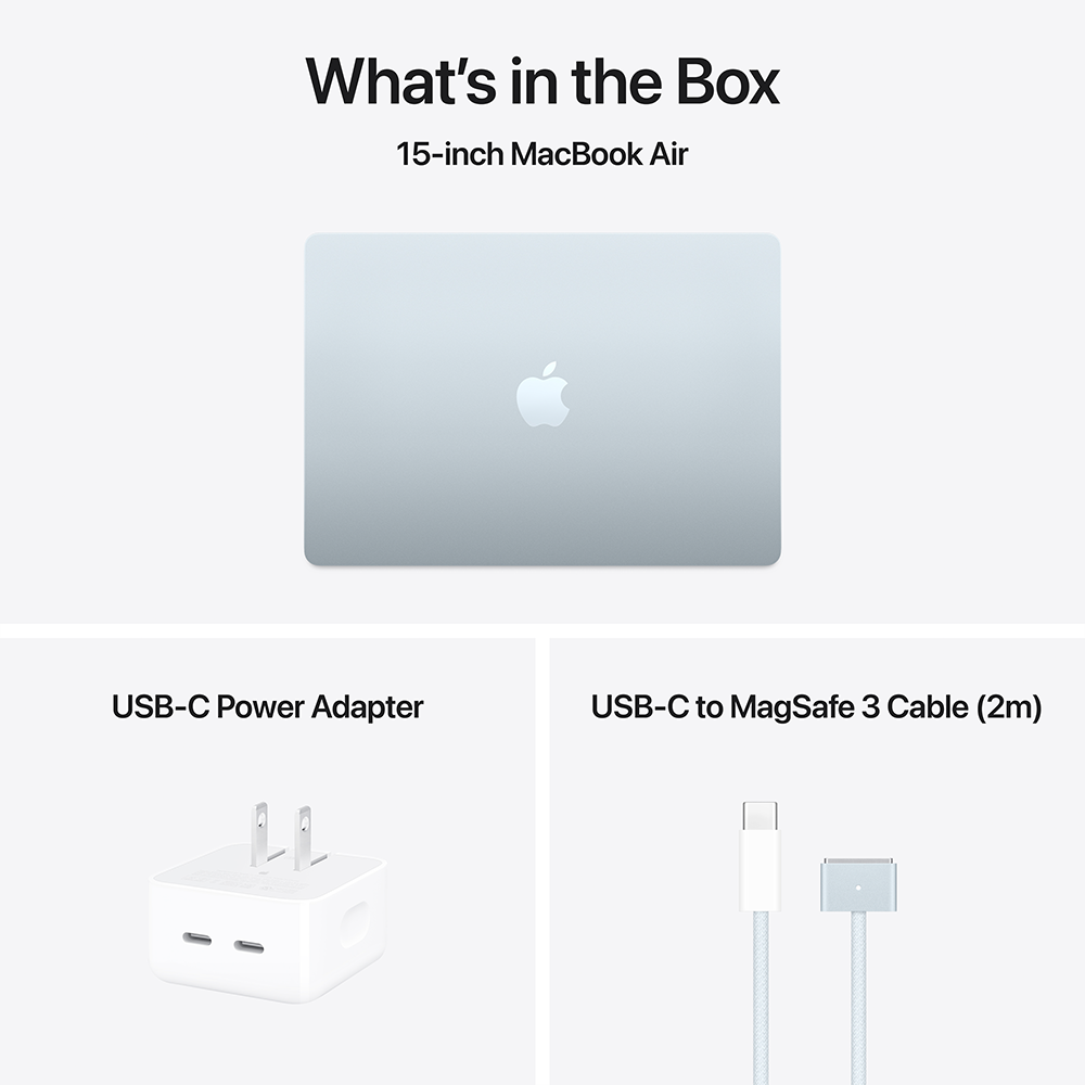 MacBook Air 15-inch 10CPU-10GPU-16GB (M4, Early 2025)