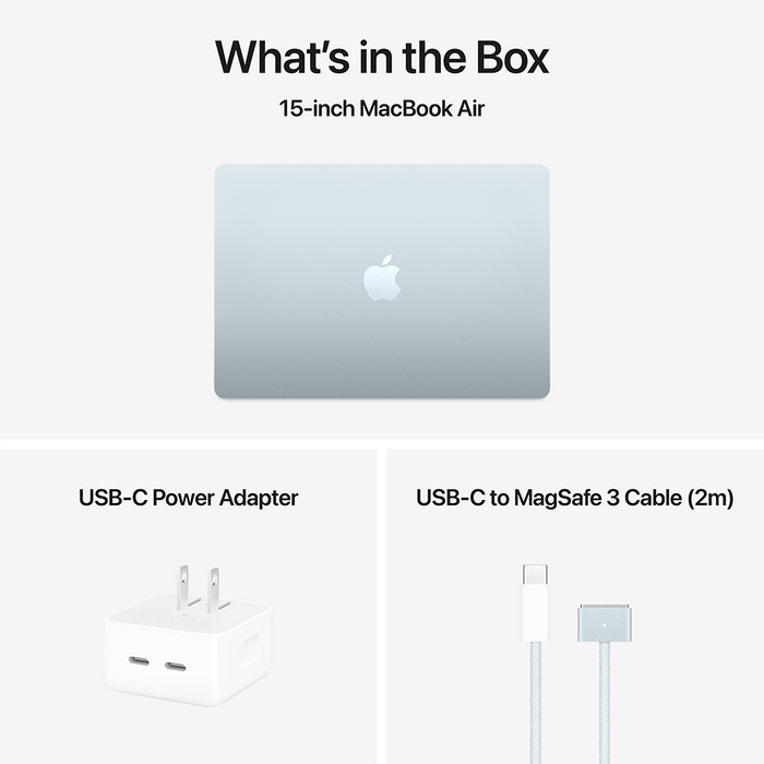 MacBook Air 15-inch 10CPU-10GPU-16GB (M4, Early 2025)