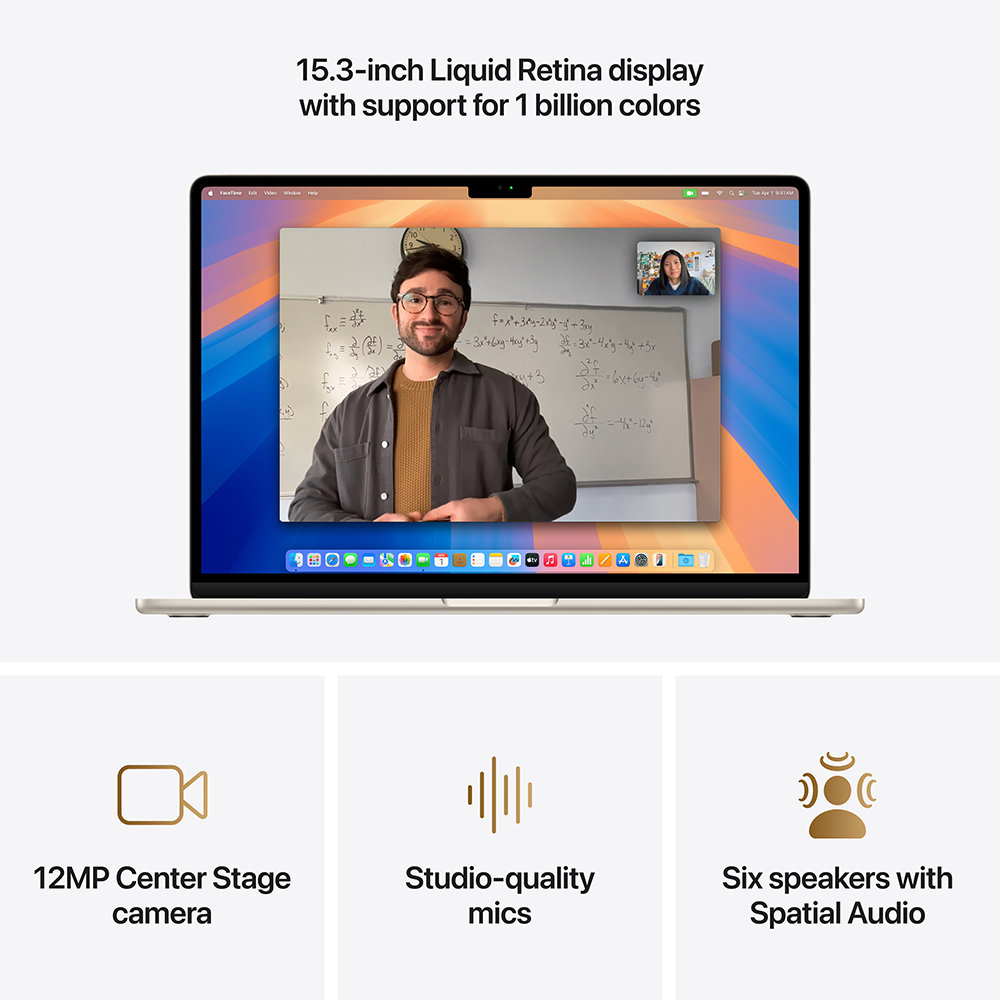 MacBook Air 15-inch 10CPU-10GPU-16GB (M4, Early 2025)