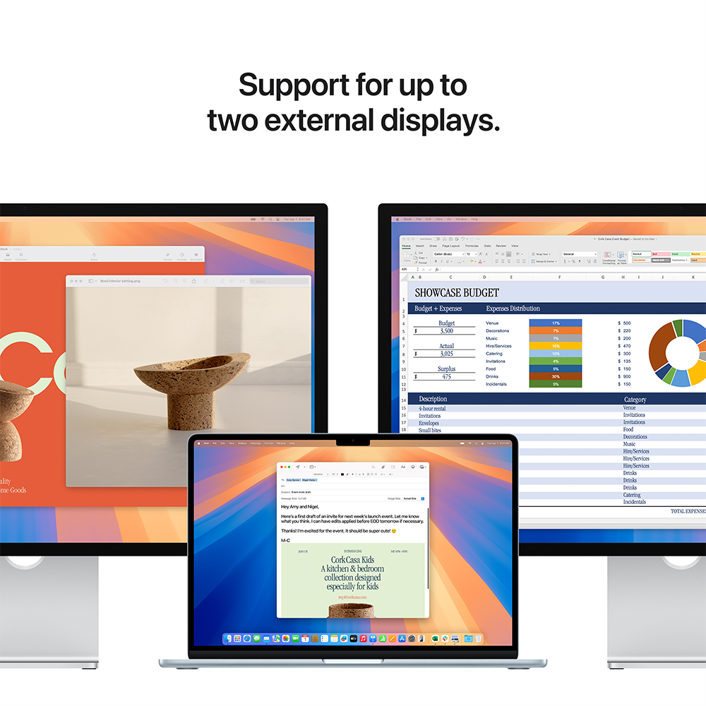 MacBook Air 15-inch 10CPU-10GPU-16GB (M4, Early 2025)