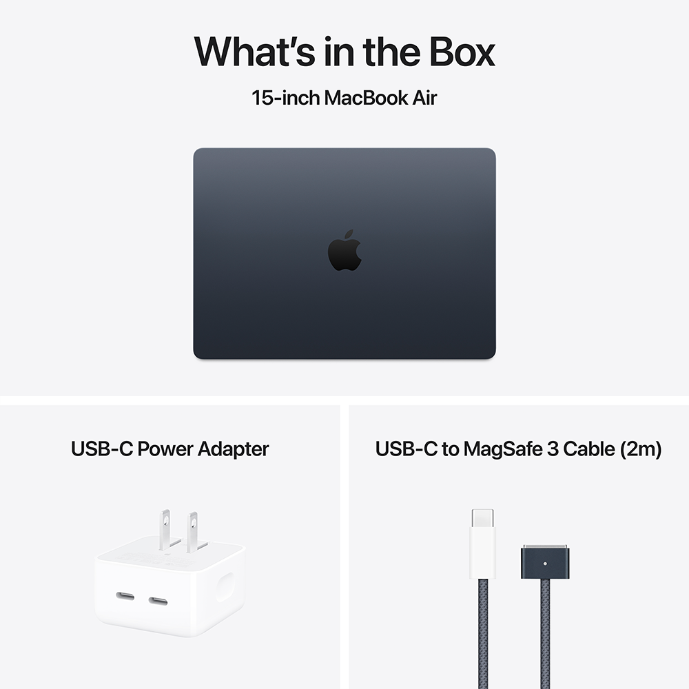 MacBook Air 15-inch 10CPU-10GPU-24GB-512GB (M4, Early 2025)