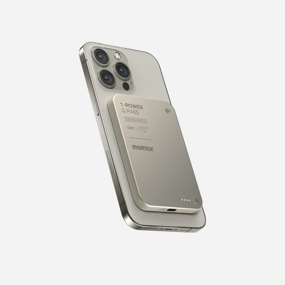 1-Power Q.Pass QI2 Wireless Powerbank 5000mAh