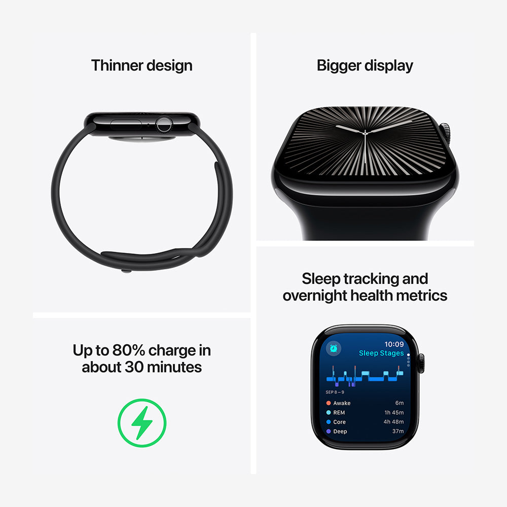 Watch Series 10 GPS + Cellular Titanium Case Milanese Loop