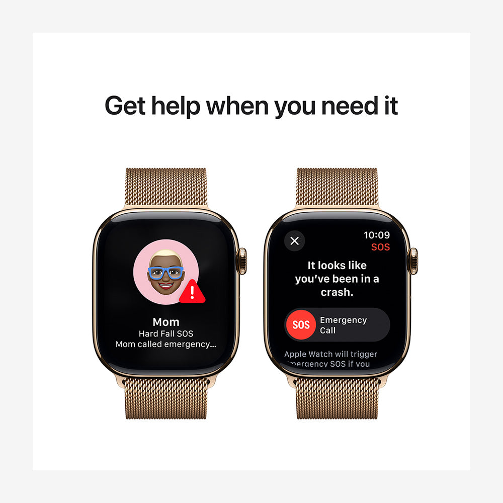 Watch Series 10 GPS + Cellular Titanium Case Milanese Loop