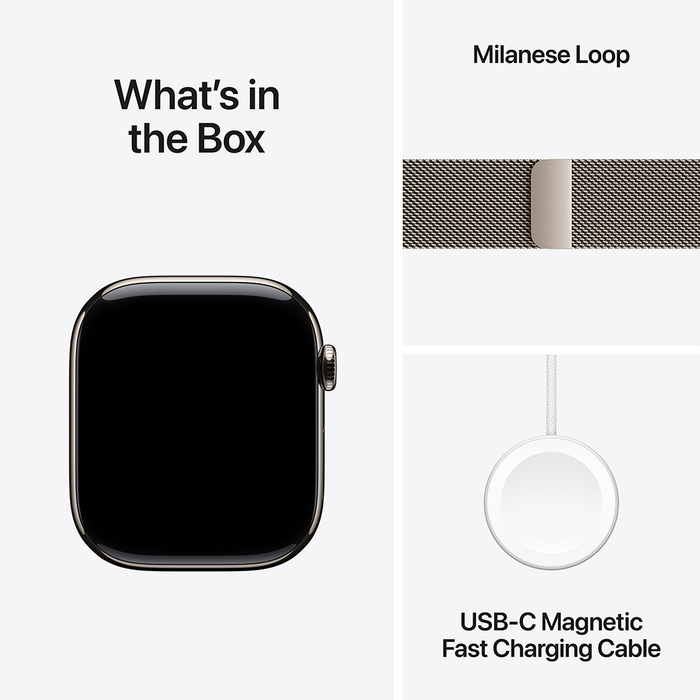 Watch Series 11 GPS + Cellular Titanium Case Milanese Loop