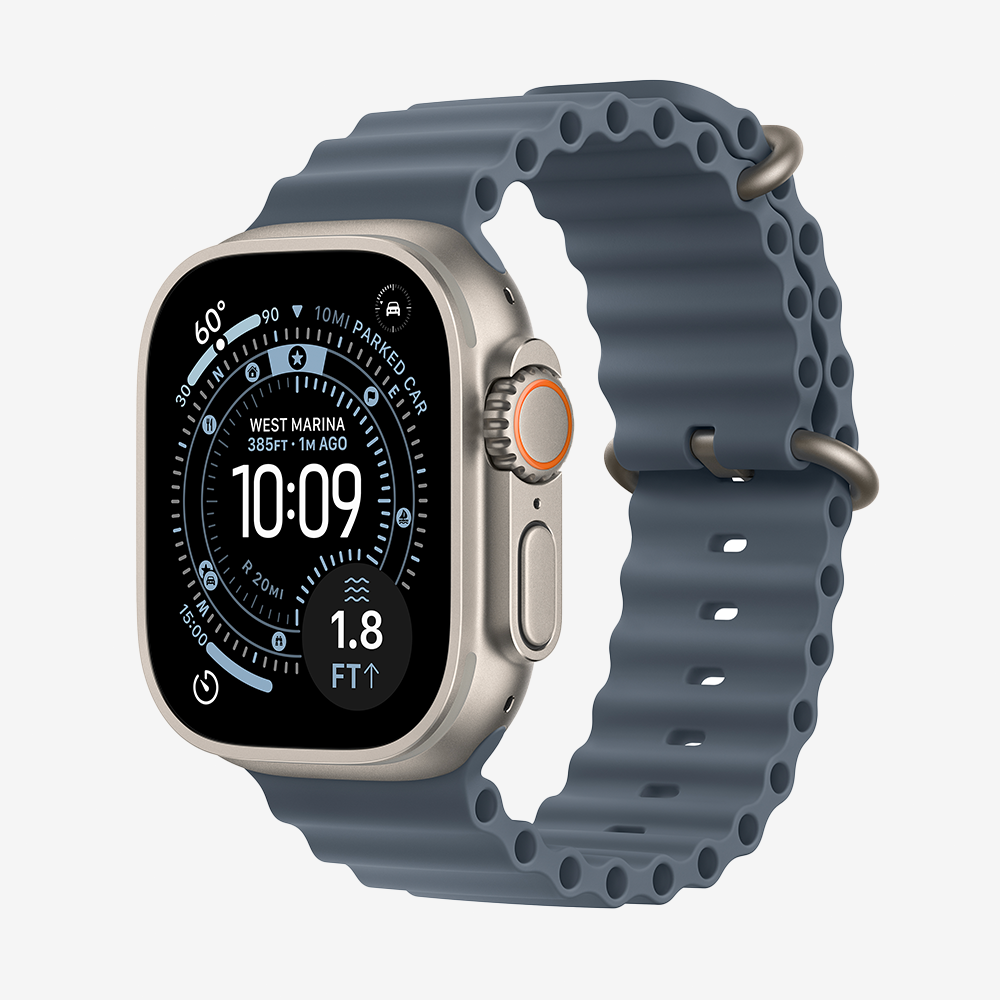 Watch Ultra 3 GPS + Cellular Titanium Case Ocean Band 49mm (Late 2025)