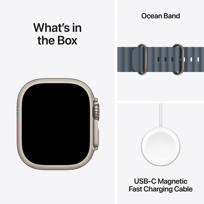 Watch Ultra 3 GPS + Cellular Titanium Case Ocean Band 49mm (Late 2025)