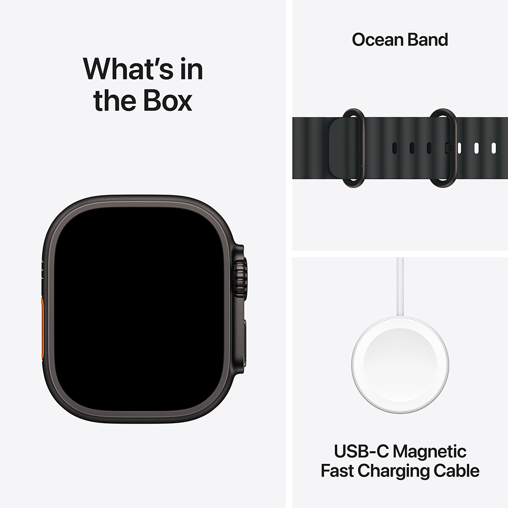 Watch Ultra 3 GPS + Cellular Titanium Case Ocean Band 49mm (Late 2025)