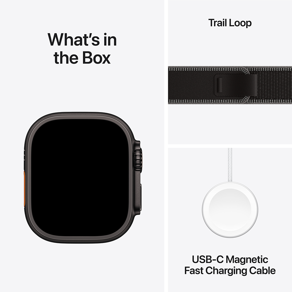 Watch Ultra 3 GPS + Cellular Titanium Case Trail Loop 49mm (Late 2025)