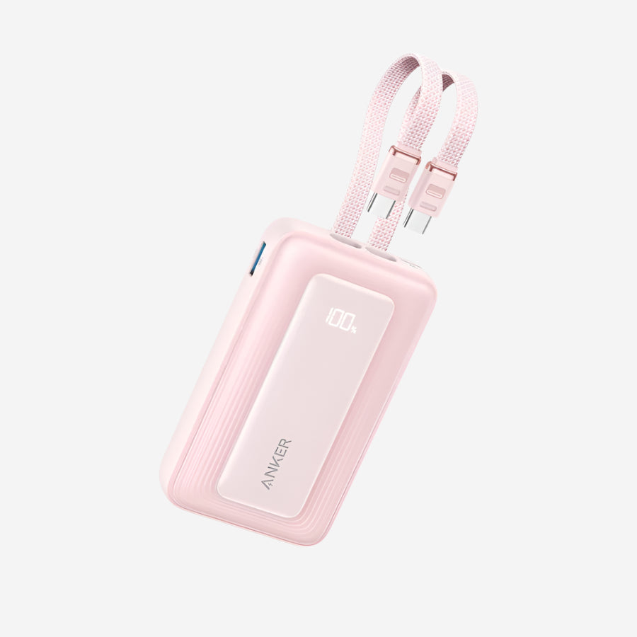 Zolo Power Bank 10000mAh 35W Dual USB-C Cable