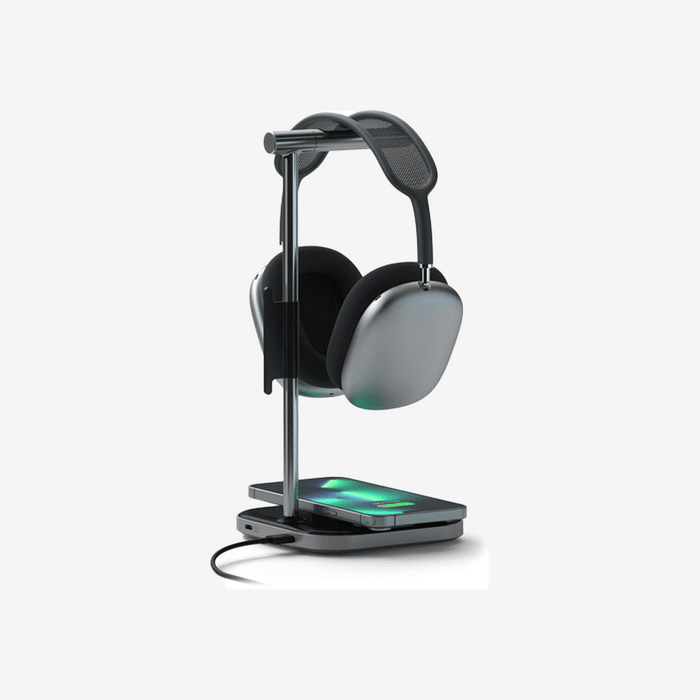 2-in-1 Headphone Stand with Wireless Charger