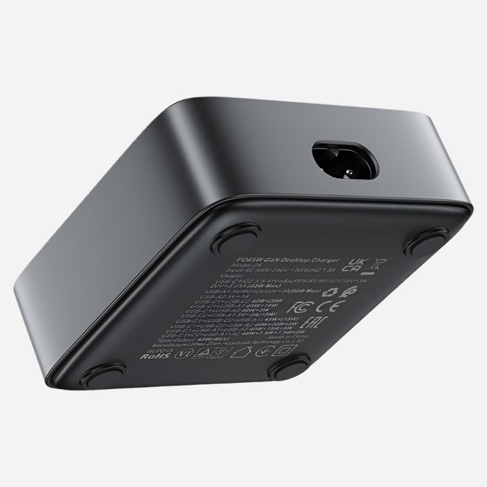 Z6 PD65W GaN 2USB-C+ 2USB-A Desktop Charging Adapter