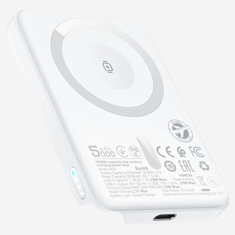 M25 PD20W Magnetic Fast Wireless 5000mAh