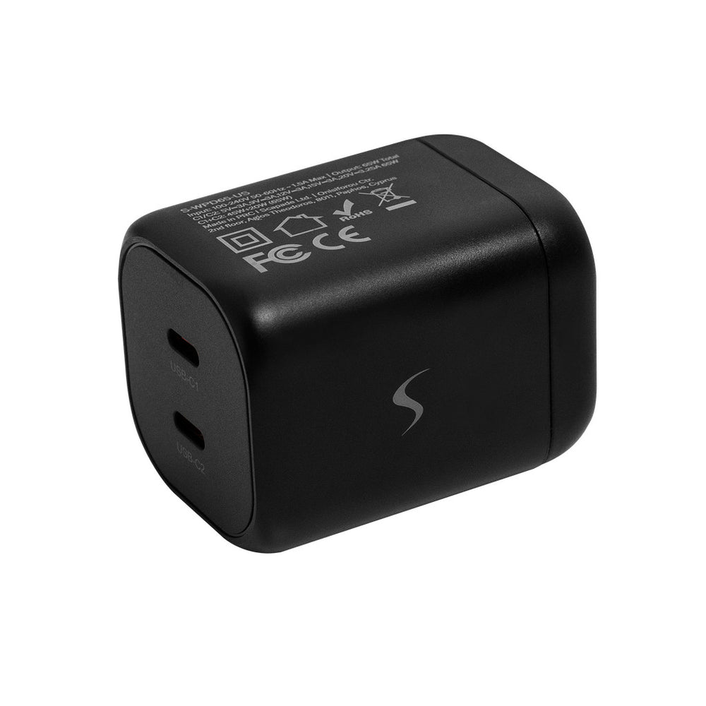 Power Max Wall 2-Port GaN PD 65W Wall Charger