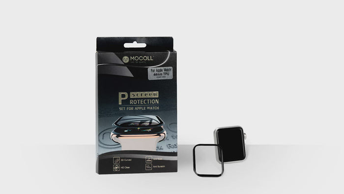 4th TPU Film 3D Curved for Apple Watch Series 7 - Clear