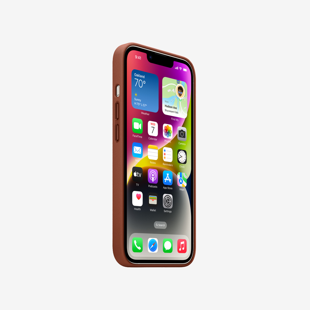 Leather Case with MagSafe for iPhone 14 Series