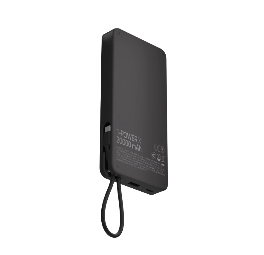 1-Power X Powerbank 20000mAh with USB-C Cable