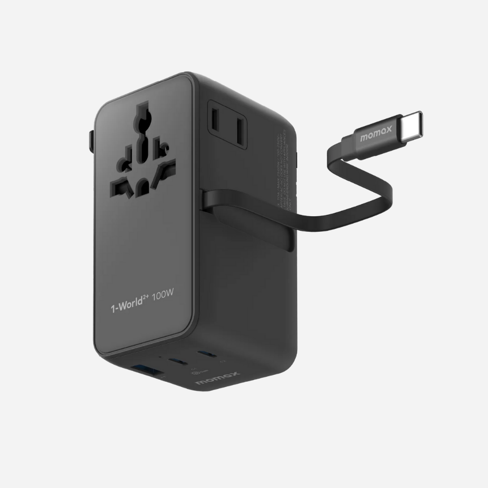 1-World2+ 4-Port Travel Adaptor 100W