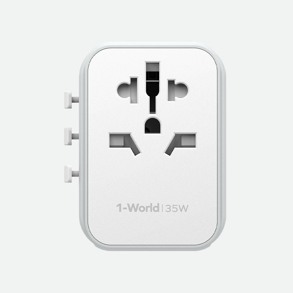 1-World PD 5 Port Travel  Adapter 35W