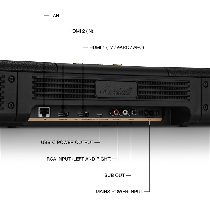 Heston 120 BT Wi-Fi Home Speaker - Black