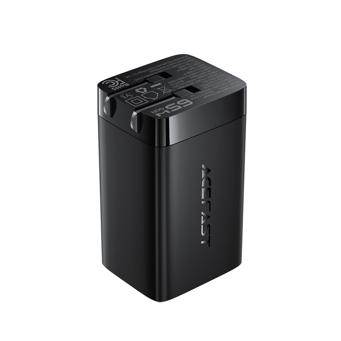 PWRup 144 Wall Charger 3 Port Gan PD 65W