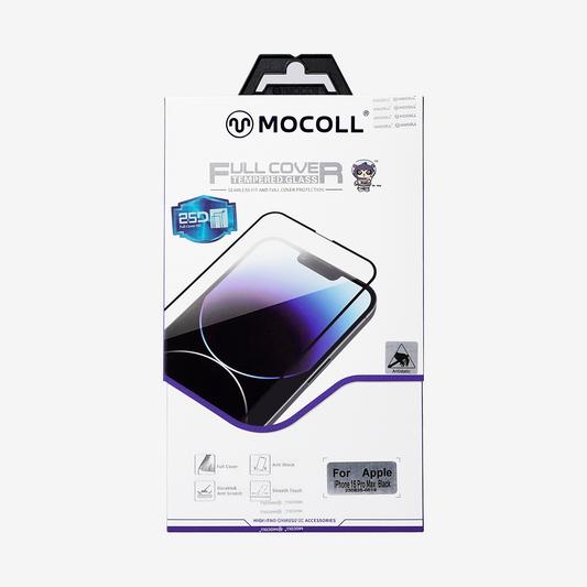 2.5D Full Cover 2nd Gen Anti-Bacterial Tempered Glass Screen Protector for iPhone 15 Series