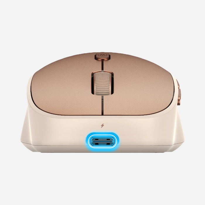 1-Folio AI-Powered Rechargeable Wireless Mouse - Desert Titanium