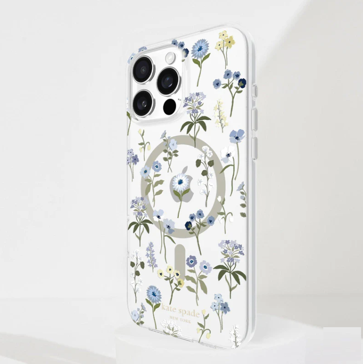 Protective Hardshell Floral MagSafe Case for iPhone 16 Series