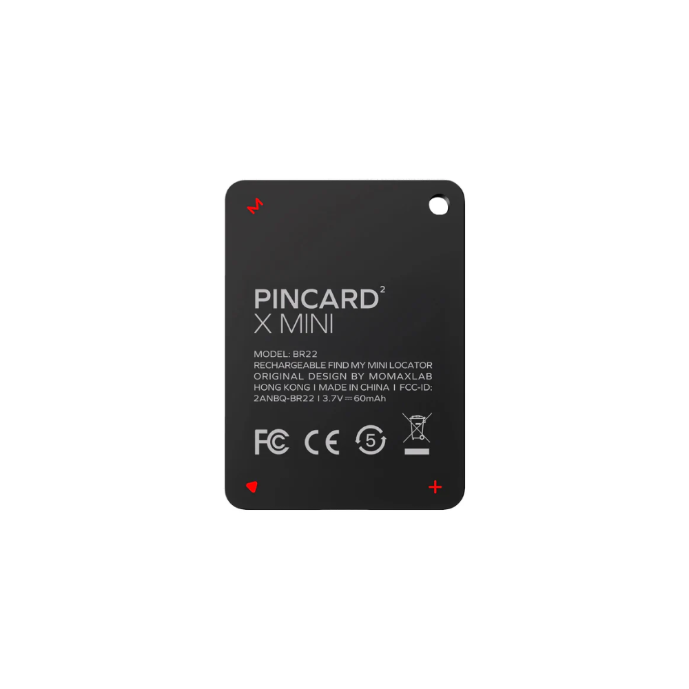 PinCard² X Mini Rechargeable Find My Locator