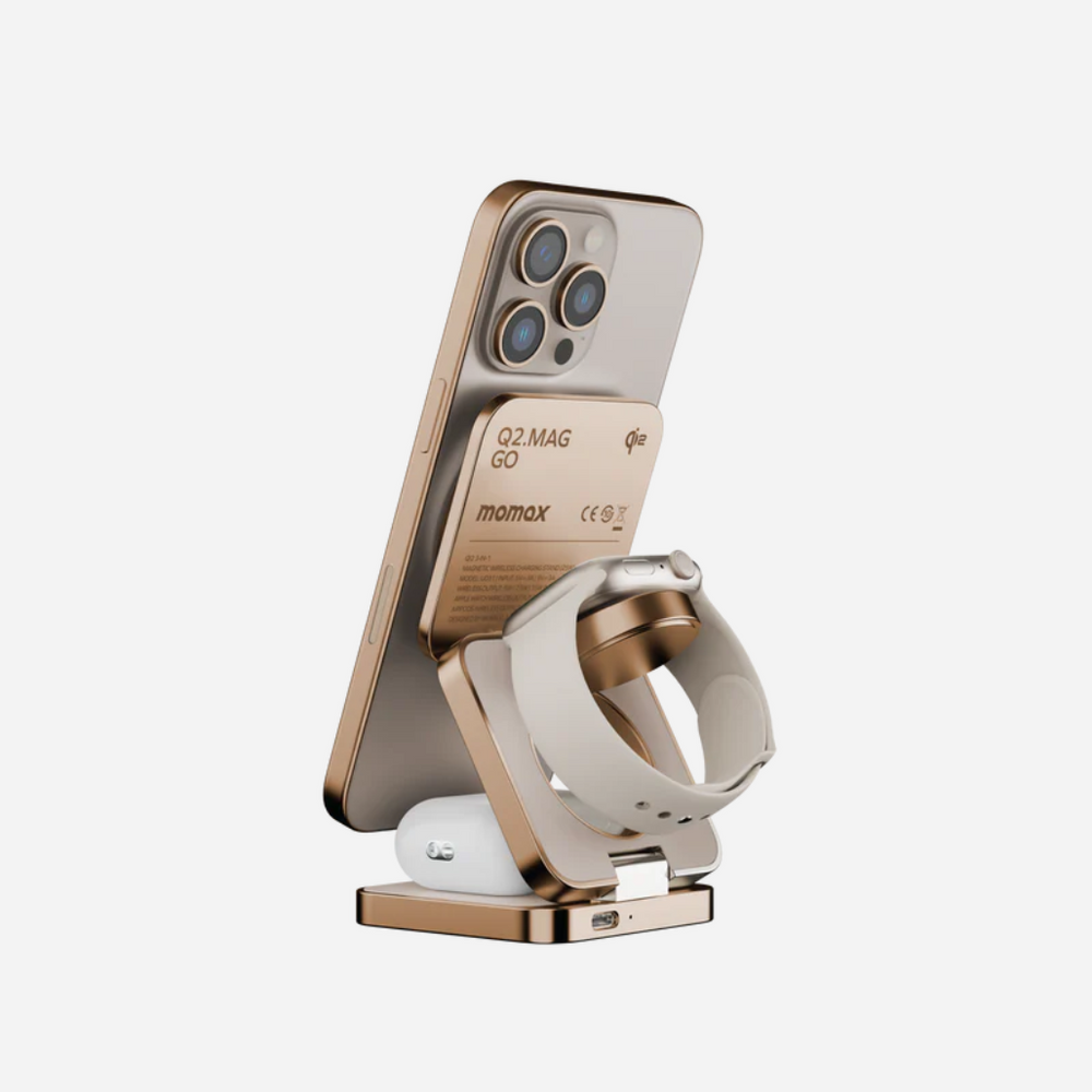 Q2.Mag Go Qi2 3-in-1 Wireless Charger 15W