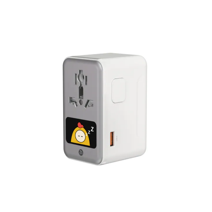 T100D Travel Adapter with Display 100W