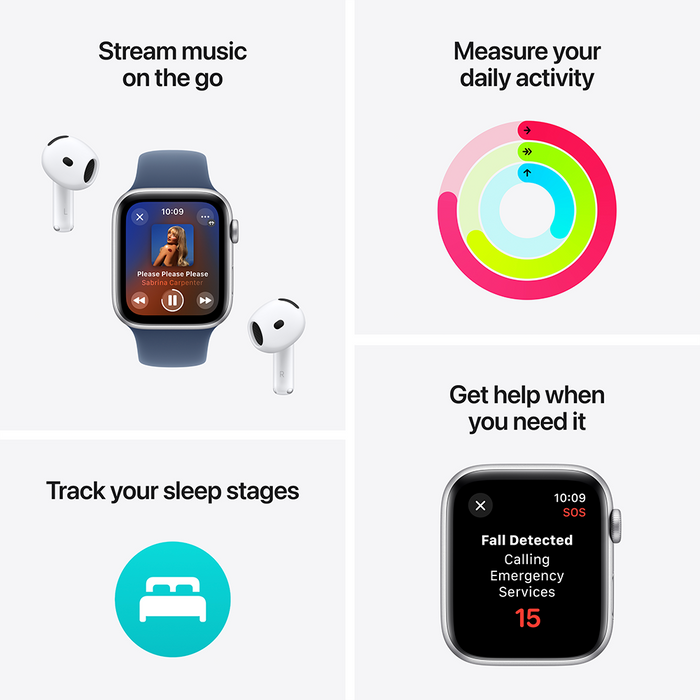 Watch SE GPS + Cellular Sport Band (2nd Gen, 2024)