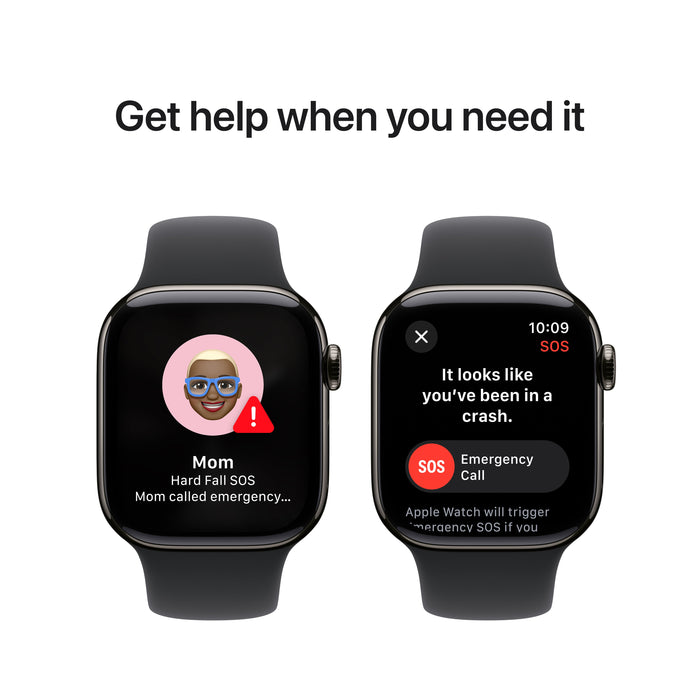 Watch Series 10 GPS + Cellular Titanium Case Sport Band