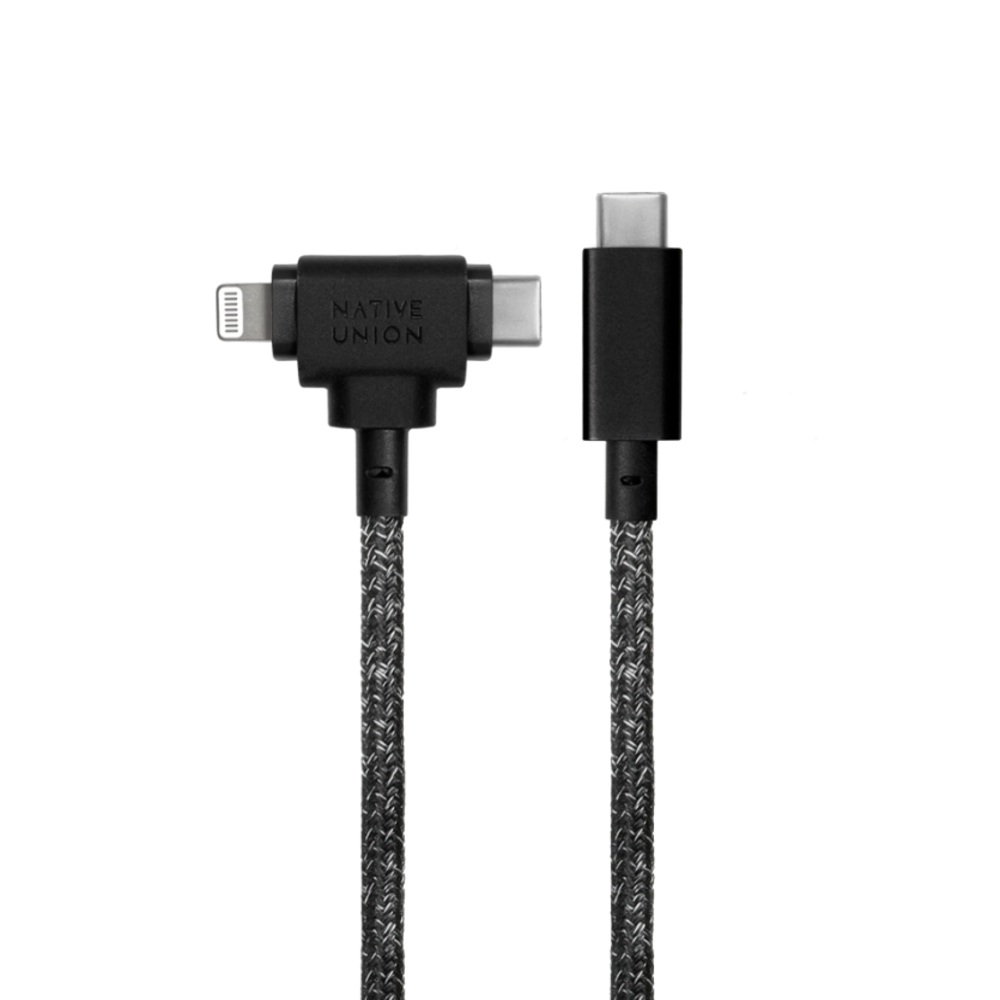 Belt Cable Duo USB-C to USB-C & Lightning